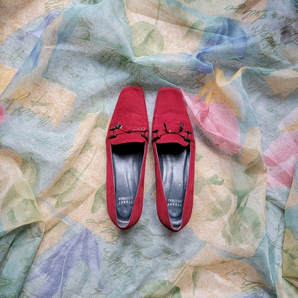 Vintage Stuart Weitzman red heels - Picture 2 of 5